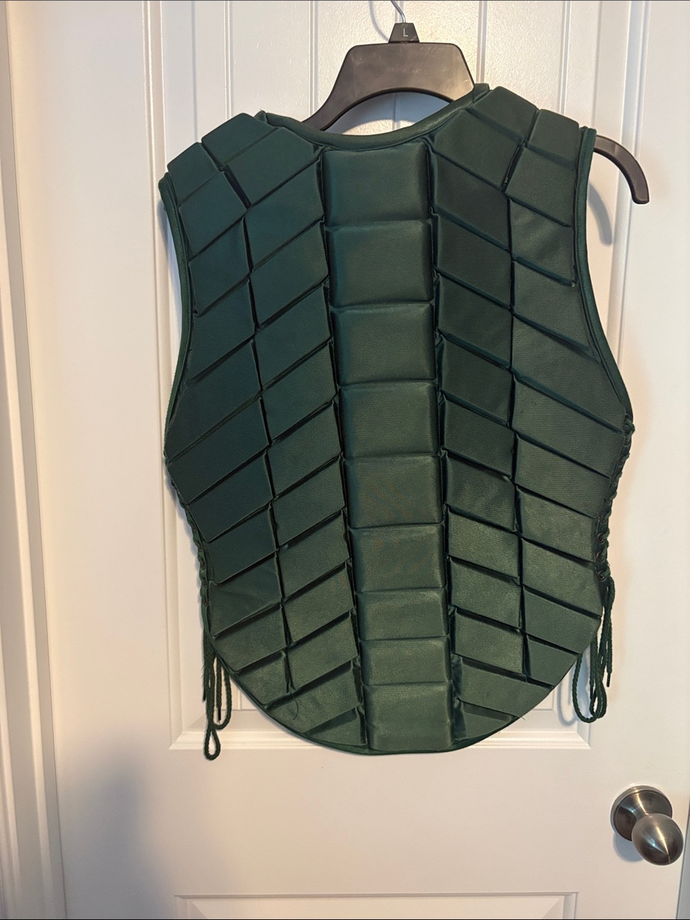 Dark Green Protective Equestrian Vest by Unknown Brand - Picture 2 of 6